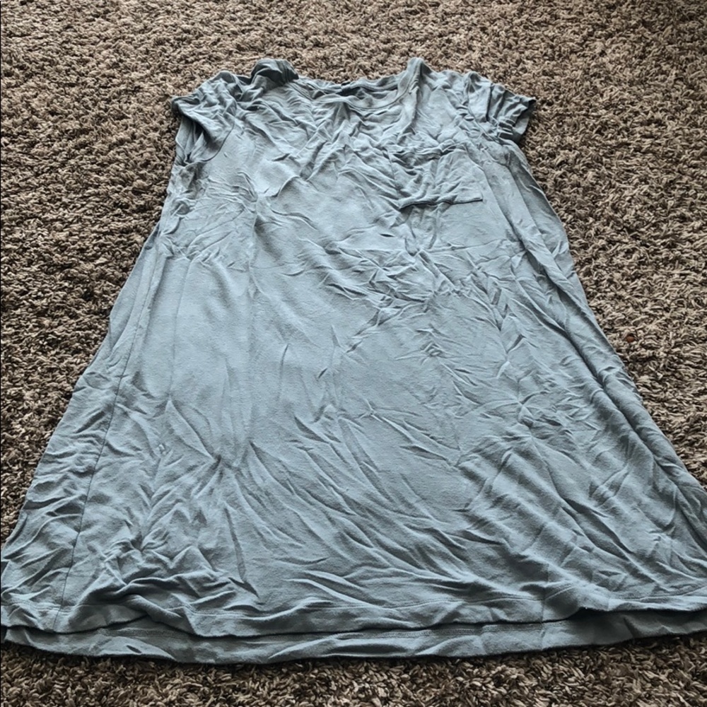 Pale Blue T-shirt dress